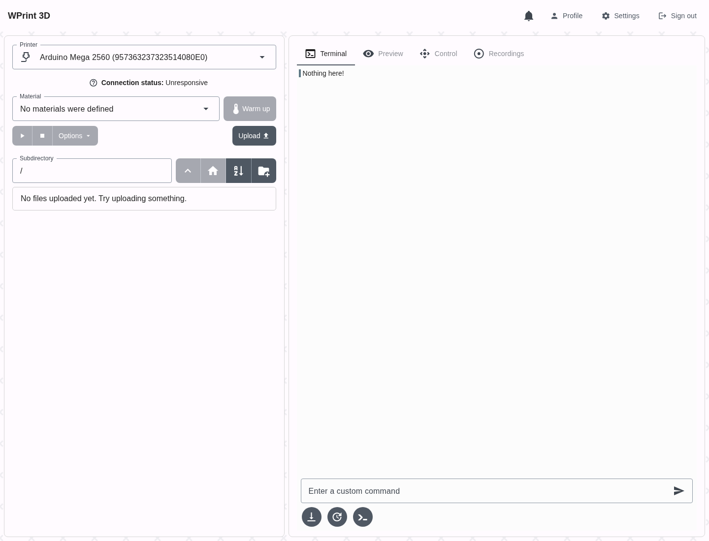 Real app unresponsive status