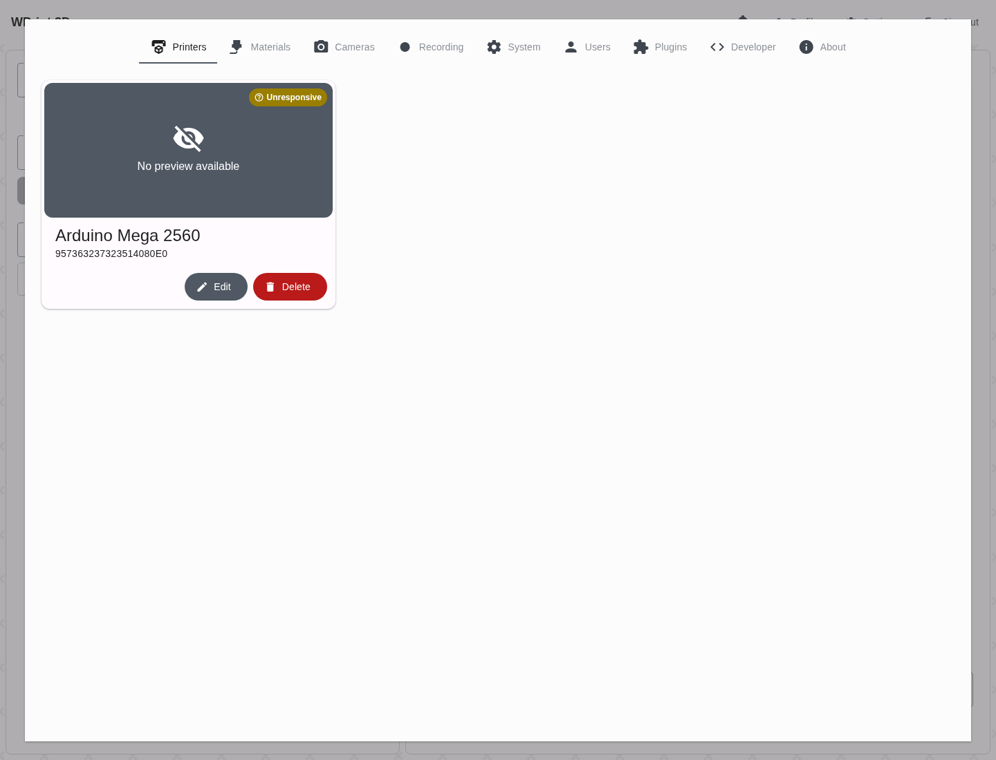 Real app settings unresponsive badge