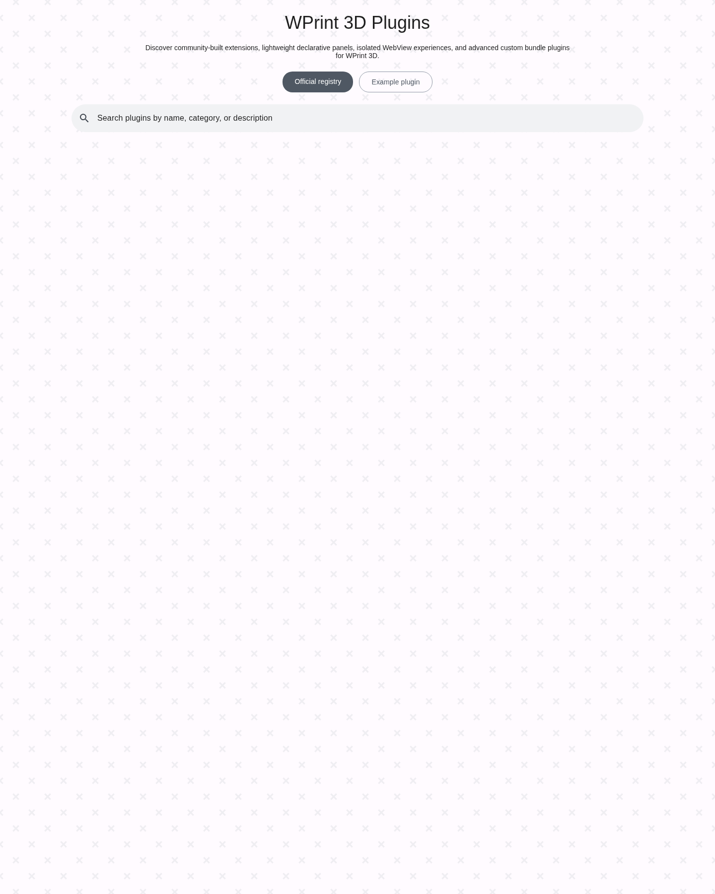 Marketplace page